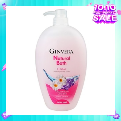 GINVERA Natural Bath Floral Soothing Shower Foam 950g