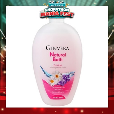 GINVERA - Natural Bath Floral Soothing Shower Foam 950g