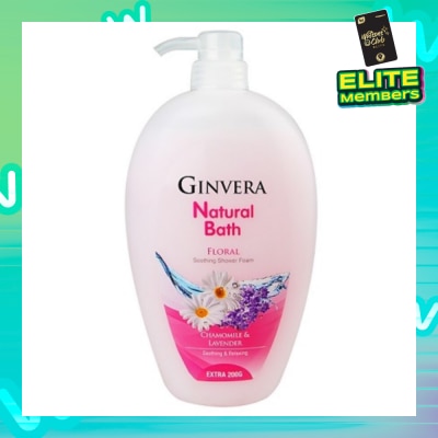 GINVERA Natural Bath Floral Soothing Shower Foam 950g