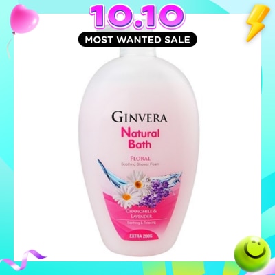 GINVERA Natural Bath Floral Soothing Shower Foam 950g image