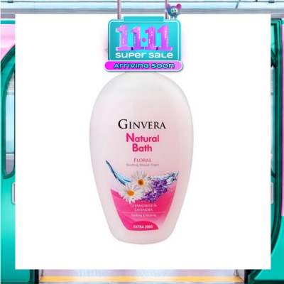 GINVERA Natural Bath Floral Soothing Shower Foam 950g image