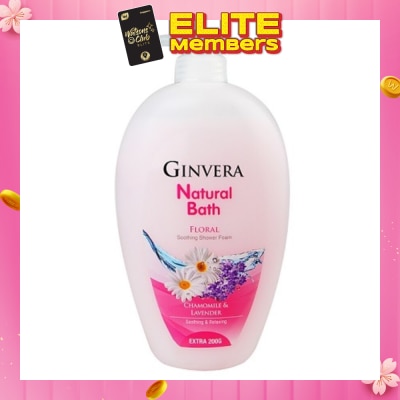 GINVERA Natural Bath Floral Soothing Shower Foam 950g