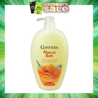 GINVERA - Natural Bath Royal Jelly Milk Moisturizing Shower Foam 950g