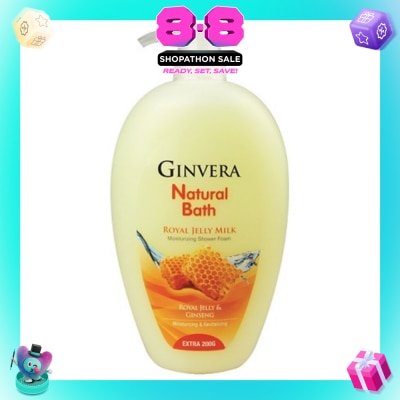 GINVERA - Natural Bath Royal Jelly Milk Moisturizing Shower Foam 950g