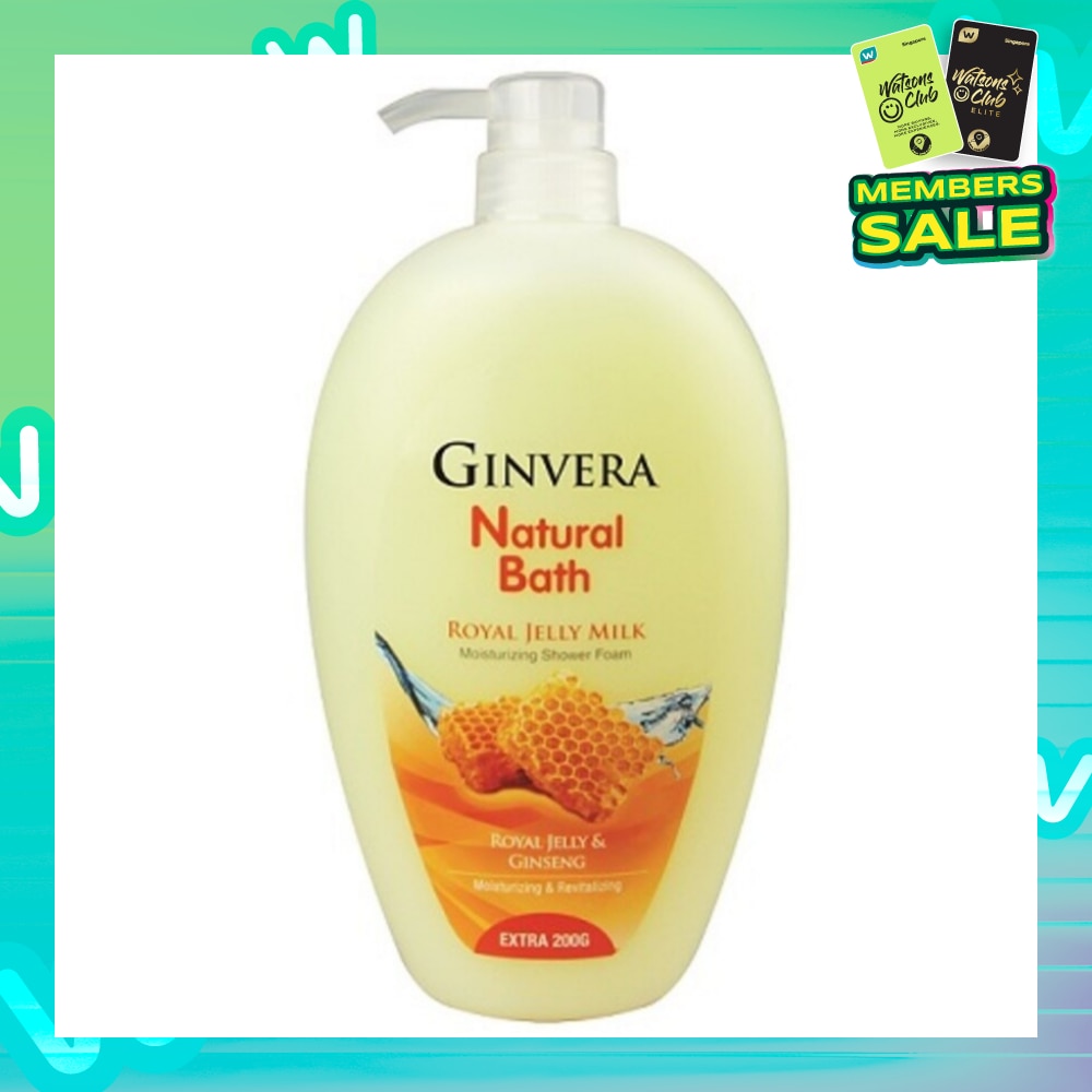 Natural Bath Royal Jelly Milk Moisturizing Shower Foam 950g