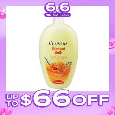 GINVERA - Natural Bath Royal Jelly Milk Moisturizing Shower Foam 950g