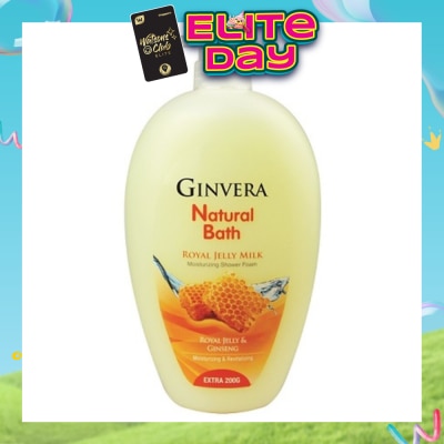 GINVERA - Natural Bath Royal Jelly Milk Moisturizing Shower Foam 950g