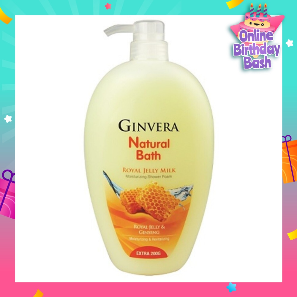 Natural Bath Royal Jelly Milk Moisturizing Shower Foam 950g