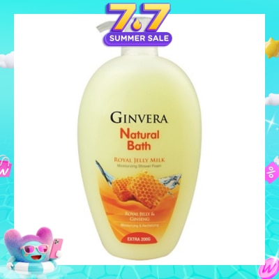 GINVERA - Natural Bath Royal Jelly Milk Moisturizing Shower Foam 950g