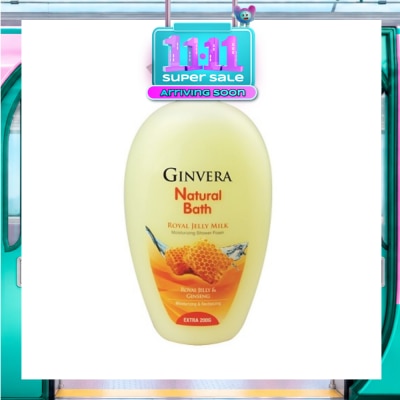 GINVERA Natural Bath Royal Jelly Milk Moisturizing Shower Foam 950g image