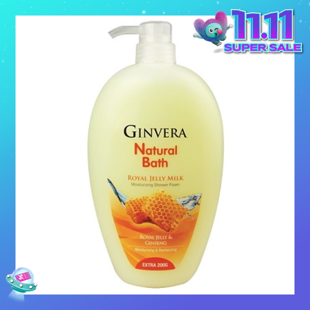 Natural Bath Royal Jelly Milk Moisturizing Shower Foam 950g