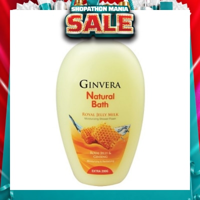 GINVERA - Natural Bath Royal Jelly Milk Moisturizing Shower Foam 950g