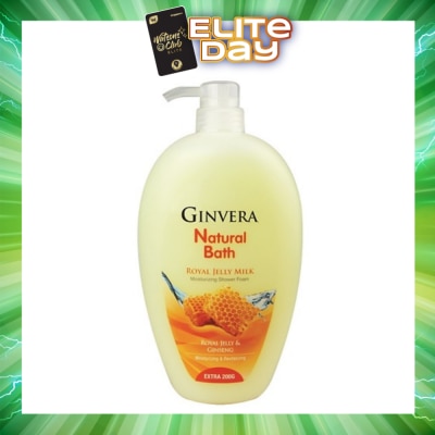 GINVERA - Natural Bath Royal Jelly Milk Moisturizing Shower Foam 950g
