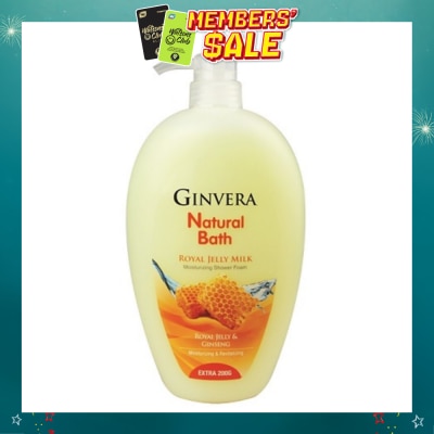 GINVERA - Natural Bath Royal Jelly Milk Moisturizing Shower Foam 950g