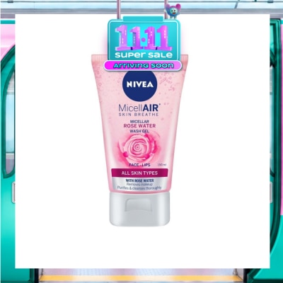 NIVEA Face Care Rose Micellar Wash Gel 150ml image