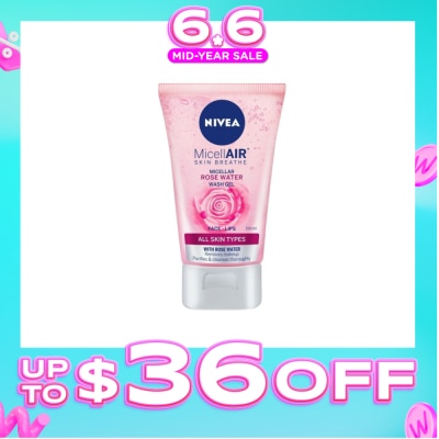 NIVEA - Face Care Rose Micellar Wash Gel 150ml