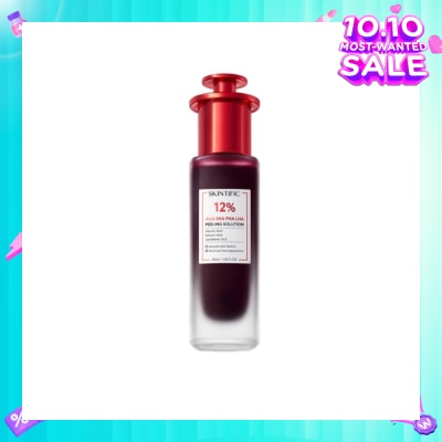 SKINTIFIC AHA BHA PHA LHA Peeling Solution (To Smooths Skin Texture & Minimize Pore Appearance) 30ml