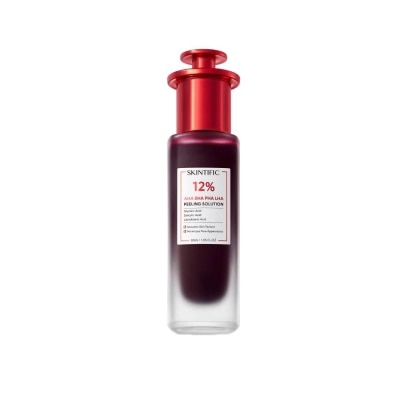 SKINTIFIC AHA BHA PHA LHA Peeling Solution (To Smooths Skin Texture & Minimize Pore Appearance) 30ml