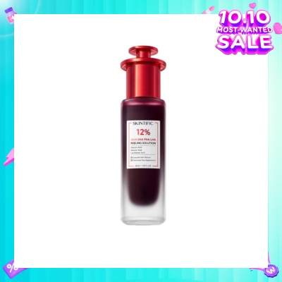 SKINTIFIC AHA BHA PHA LHA Peeling Solution (To Smooths Skin Texture & Minimize Pore Appearance) 30ml