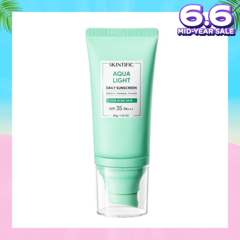 Aqua Light Daily Sunscreen SPF 35 PA+++ (For Acne Skin) 50g