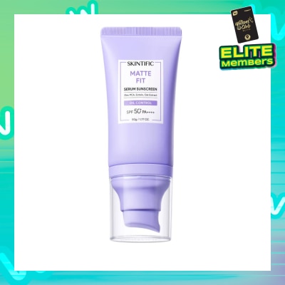 SKINTIFIC Matte Fit Oil Control Serum Sunscreen SPF50+ PA++++ 50g