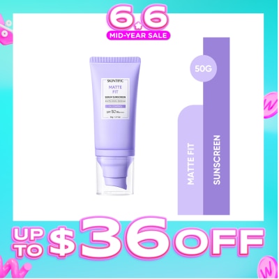 SKINTIFIC - Matte Fit Oil Control Serum Sunscreen SPF50+ PA++++ 50g