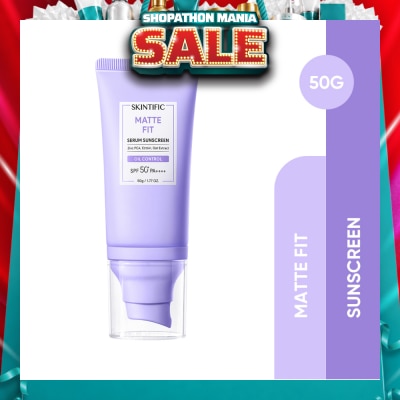 SKINTIFIC - Matte Fit Oil Control Serum Sunscreen SPF50+ PA++++ 50g