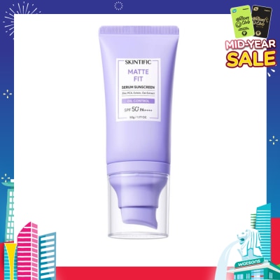 SKINTIFIC Matte Fit Oil Control Serum Sunscreen SPF50+ PA++++ 50g