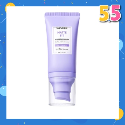SKINTIFIC Matte Fit Oil Control Serum Sunscreen SPF50+ PA++++ 50g