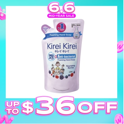 KIREI KIREI - Lion AntiBacterial Foaming Hand Soap Refill Caring Berries 200ml