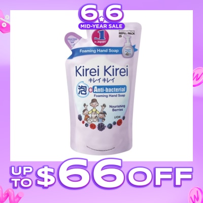 KIREI KIREI - Lion AntiBacterial Foaming Hand Soap Refill Caring Berries 200ml