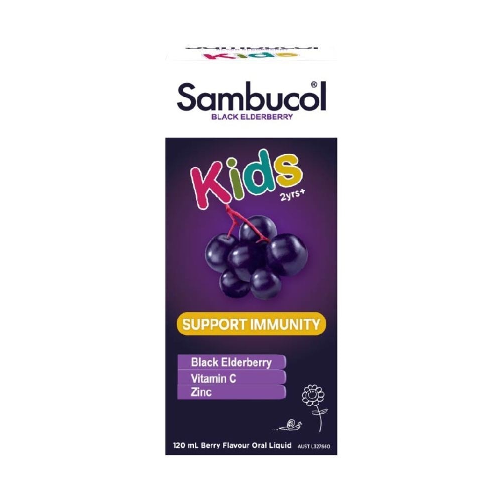 Black Elderberry Kids Formula Tasty Berry Flavour (Suitable for Children) AUS Version 120ml