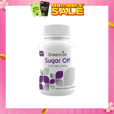 GREENLIFE Sugar Off Veggie Capsules 60s