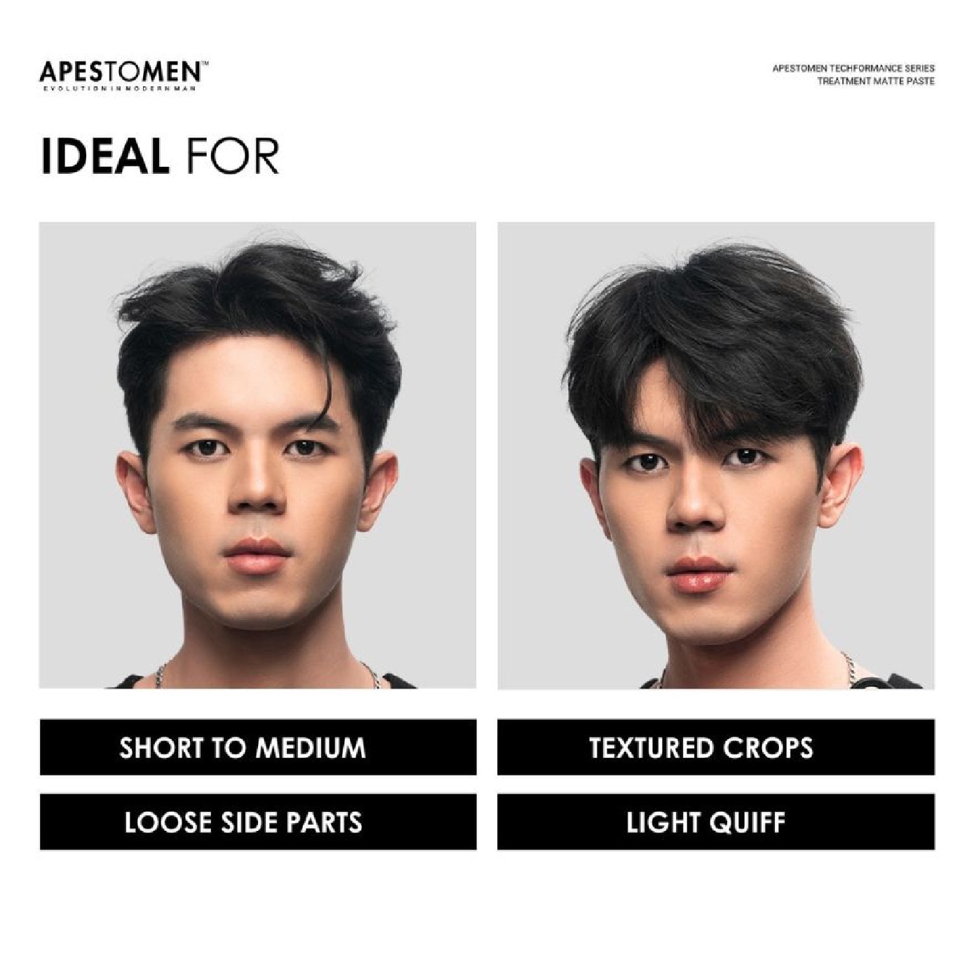 Treatment Matte Hair Paste Citran Balsam Scent 75g