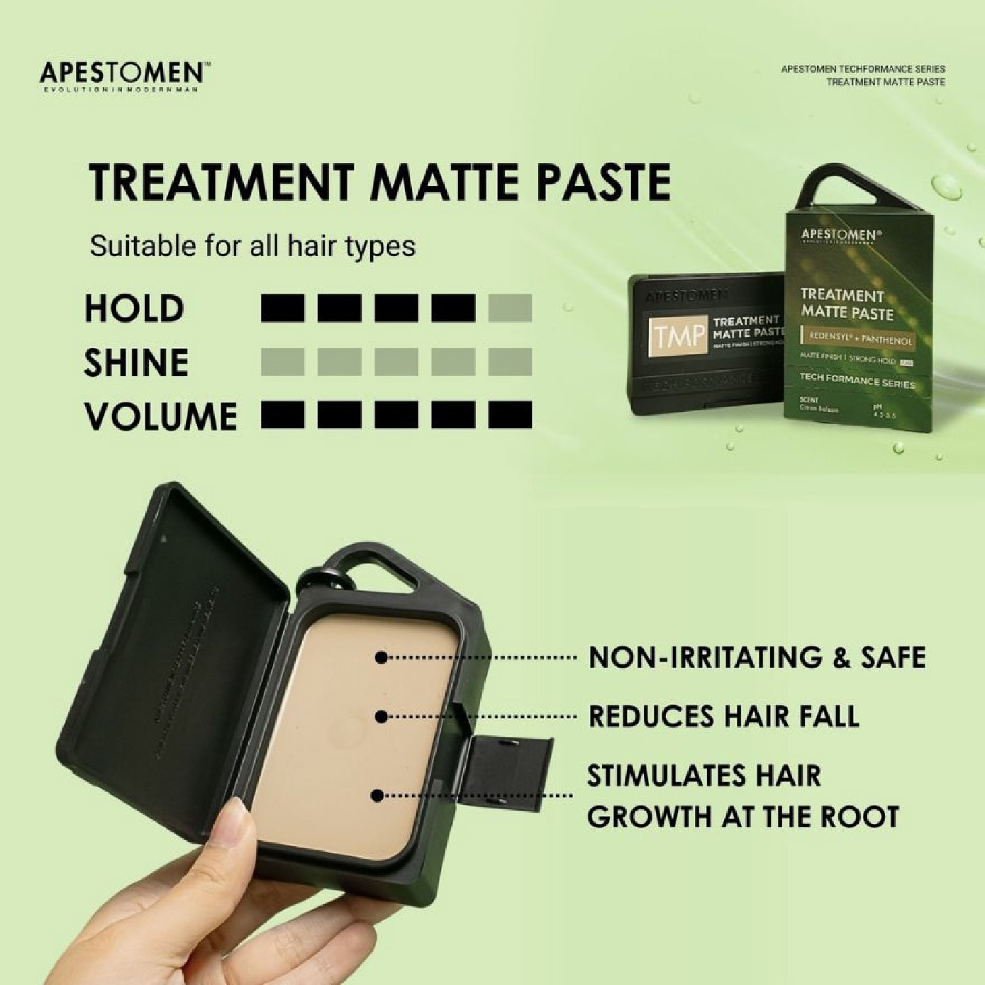 Treatment Matte Hair Paste Citran Balsam Scent 75g