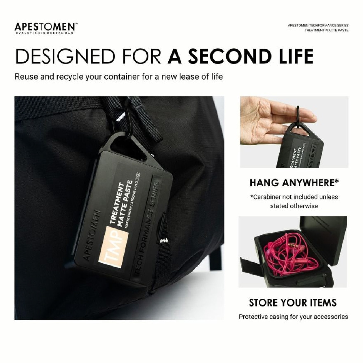 Treatment Matte Hair Paste Citran Balsam Scent 75g