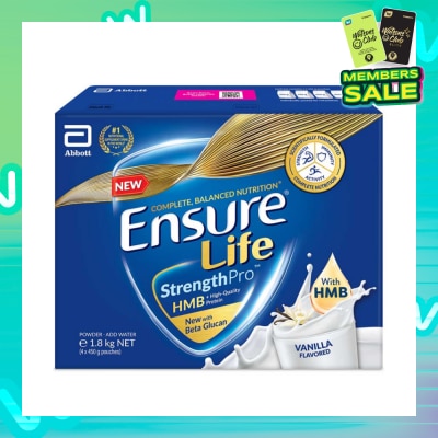 ENSURE Life Strength Pro With HMB Vanilla Pouch 450g x 4s
