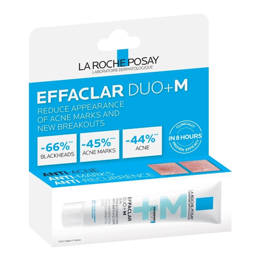 Effaclar Duo (+) (Anti-Acne & Pimples Treatment Moisturiser with Niacinamide for Oily Acne-Prone Skin) 7.5ml