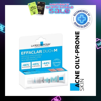 LA ROCHE-POSAY Effaclar Duo (+) (Anti-Acne & Pimples Treatment Moisturiser with Niacinamide for Oily Acne-Prone Skin) 7.5ml