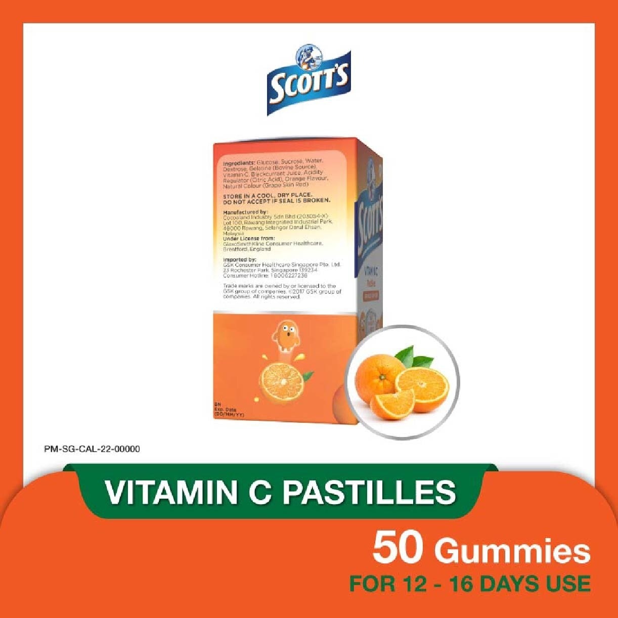 Vitamin C Orange 100g