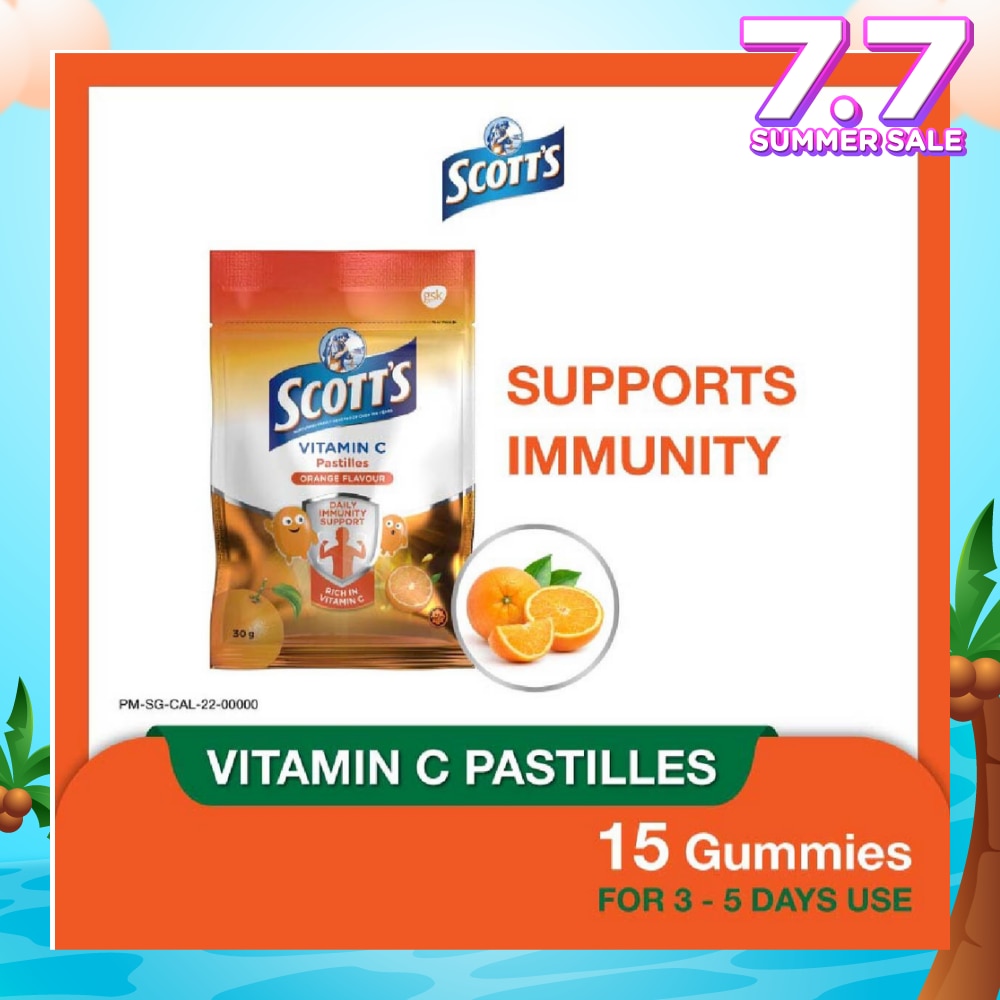Vitamin C Orange Pastille 15s (Expiry: Feb`2026)