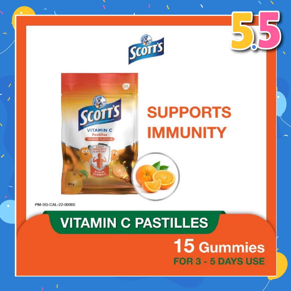 Vitamin C Orange Pastilles 30g