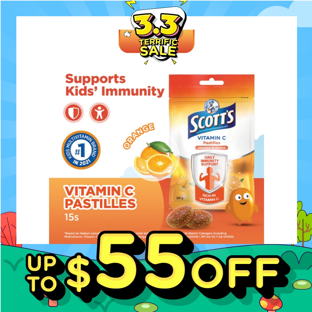 Vitamin C Orange Pastilles 30g (Expiry: Oct`2026)