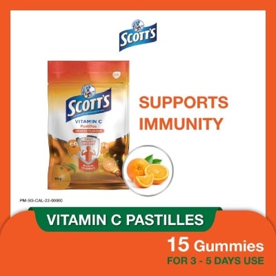 SCOTT'S Vitamin C Orange Pastilles 30g