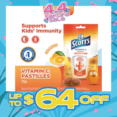 SCOTT'S - Vitamin C Orange Pastilles 30g (Expiry: Oct`2026)