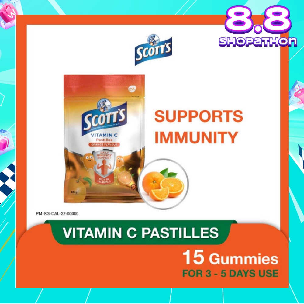 Vitamin C Orange Pastille 15s (Expiry: Feb`2026)