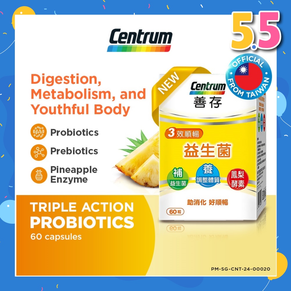 Triple Action Probiotics Capsule 60s