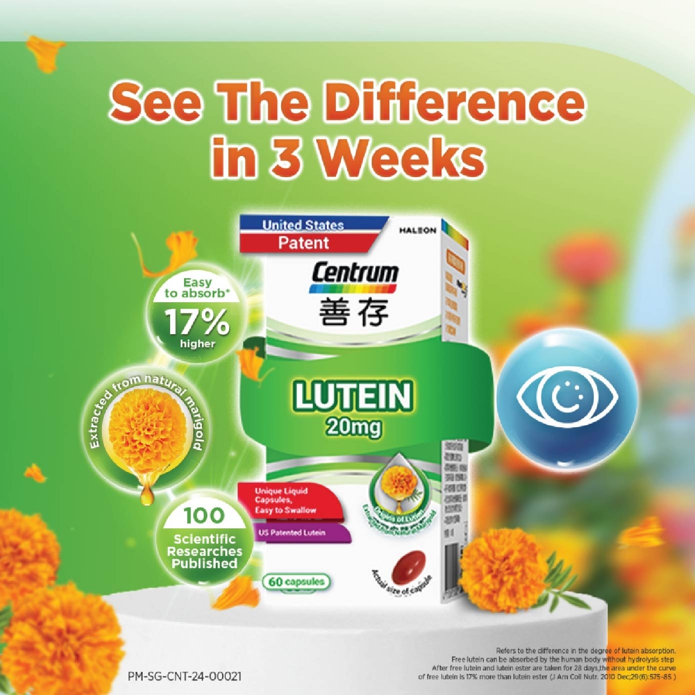 Lutein 20mg Capsule 60s