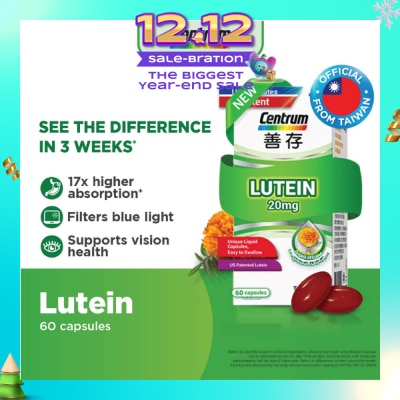 CENTRUM Lutein 20mg Capsule 60s