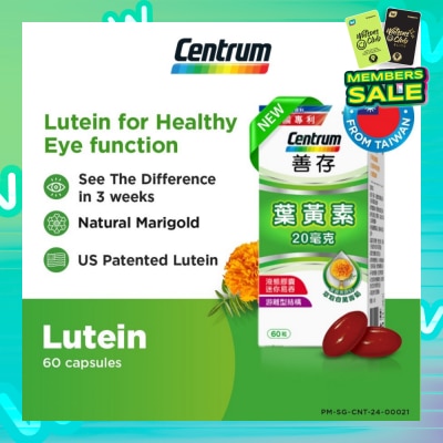 CENTRUM Lutein 20mg Capsule 60s